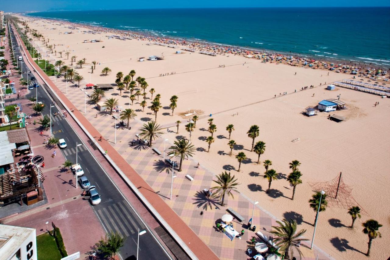 Aigua Blava Primera Linea - Alquiler Solo Familias Appartement Playa de Gandia Buitenkant foto