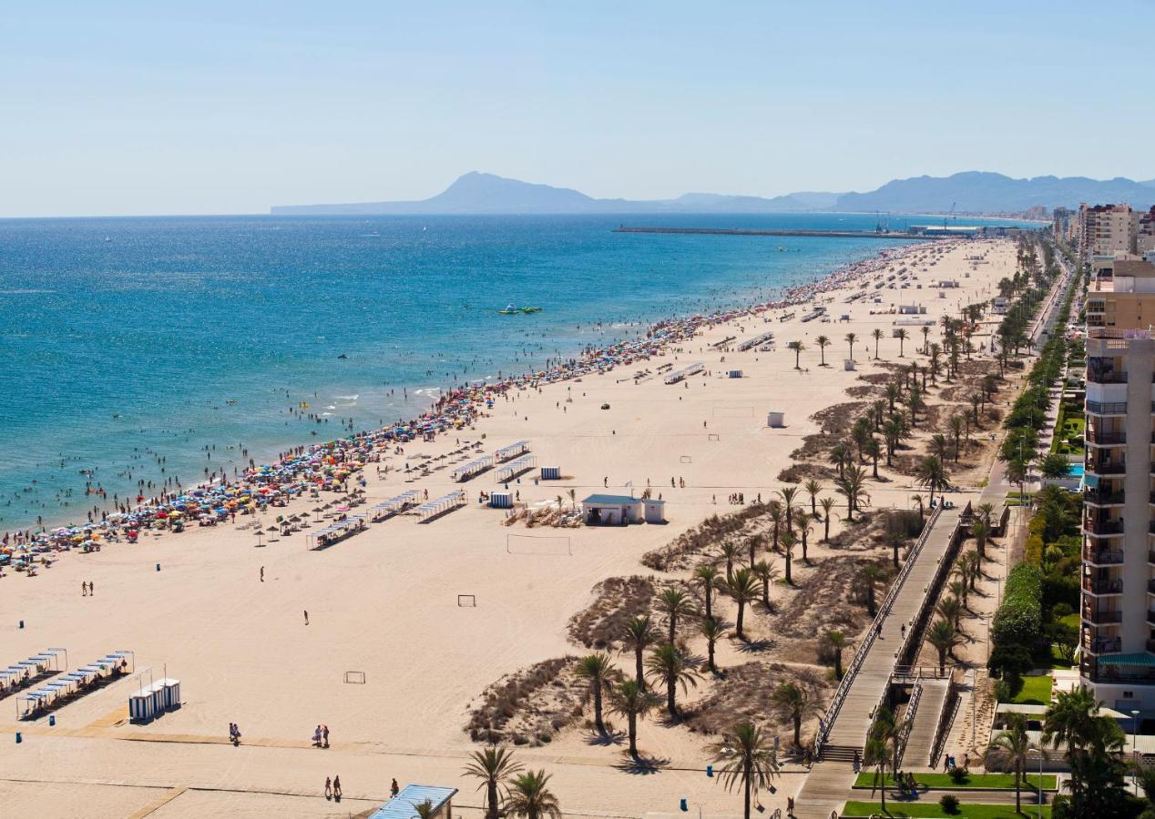 Aigua Blava Primera Linea - Alquiler Solo Familias Appartement Playa de Gandia Buitenkant foto