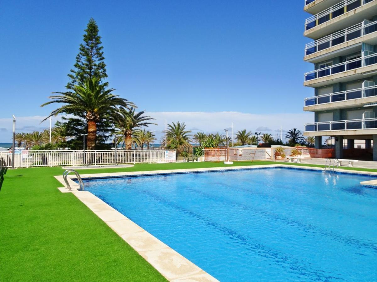 Aigua Blava Primera Linea - Alquiler Solo Familias Appartement Playa de Gandia Buitenkant foto