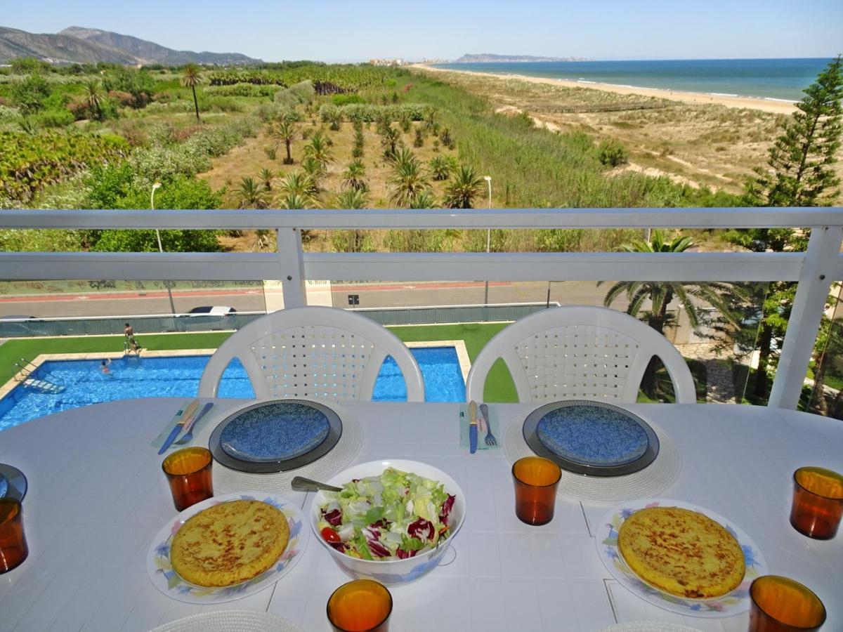 Aigua Blava Primera Linea - Alquiler Solo Familias Appartement Playa de Gandia Buitenkant foto